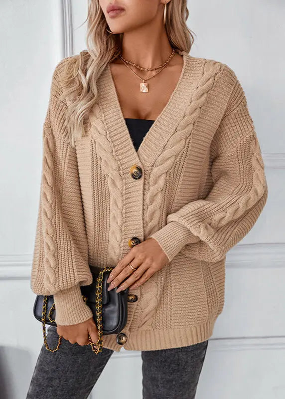 Gilet femme vintage tricot boutonné ORIS WEAR