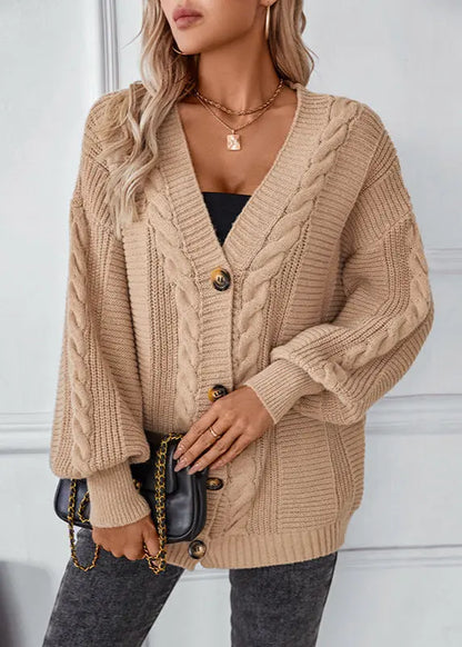 Gilet femme vintage tricot boutonné ORIS WEAR