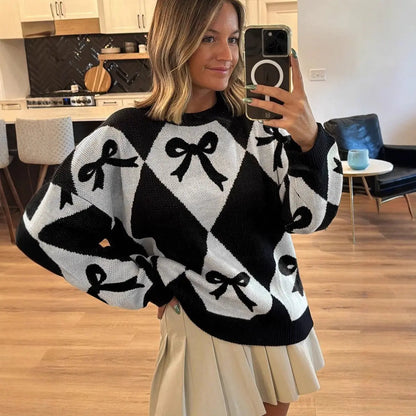 Pull femme fleurie noir — ORIS WEAR