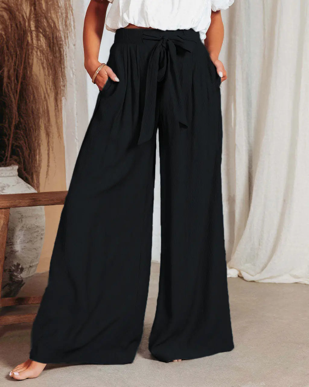 Pantalon Large Taille Haute – Liberté & Style ORIS WEAR