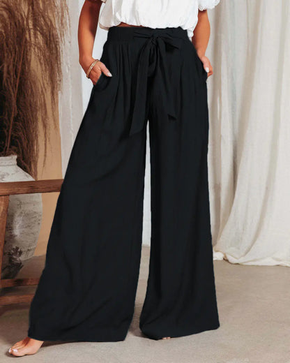 Pantalon Large Taille Haute – Liberté & Style ORIS WEAR