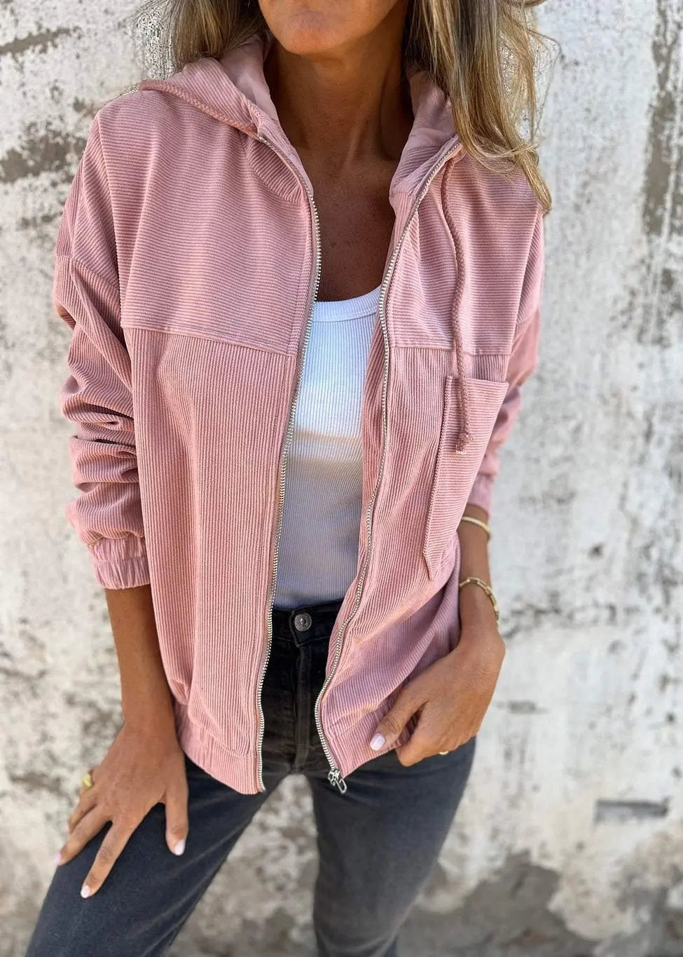 Veste Velours Zippée à Capuche ORIS WEAR