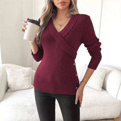 Pull En Maille Décolleté Enveloppant ORIS WEAR