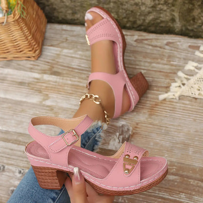Sandales à Talons Hauts Grande Taille Élégance & Confort ORIS WEAR