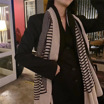 Foulard Long Femme Motif Géométrique Chic ORIS WEAR