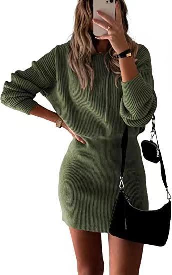 Robe à capuche tricotée élégante ORIS WEAR