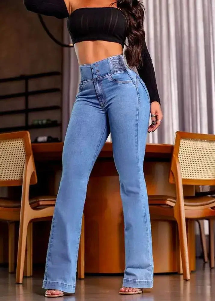 Jean Taille Haute Dos Froncé ORIS WEAR