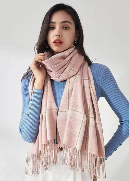 Écharpe plaid chaude hiver femme ORIS WEAR