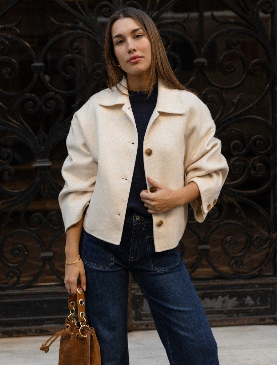 Veste Courte en Laine Élégante ORIS WEAR