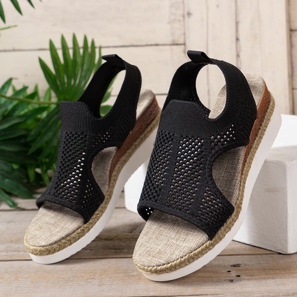 Sandales compensées creuses ORIS WEAR