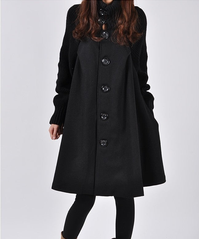 Manteau Trench-coat mi-long à la mode pour ORIS WEAR