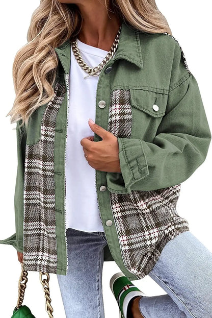 Veste Denim Carreaux Acme
