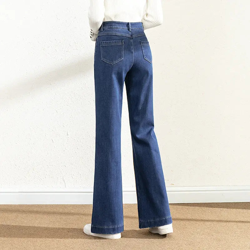 Mélina – Jean évasé taille haute pour une silhouette élancée ORIS WEAR