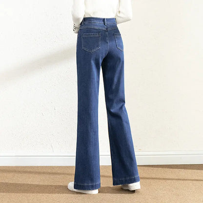 Mélina – Jean évasé taille haute pour une silhouette élancée ORIS WEAR
