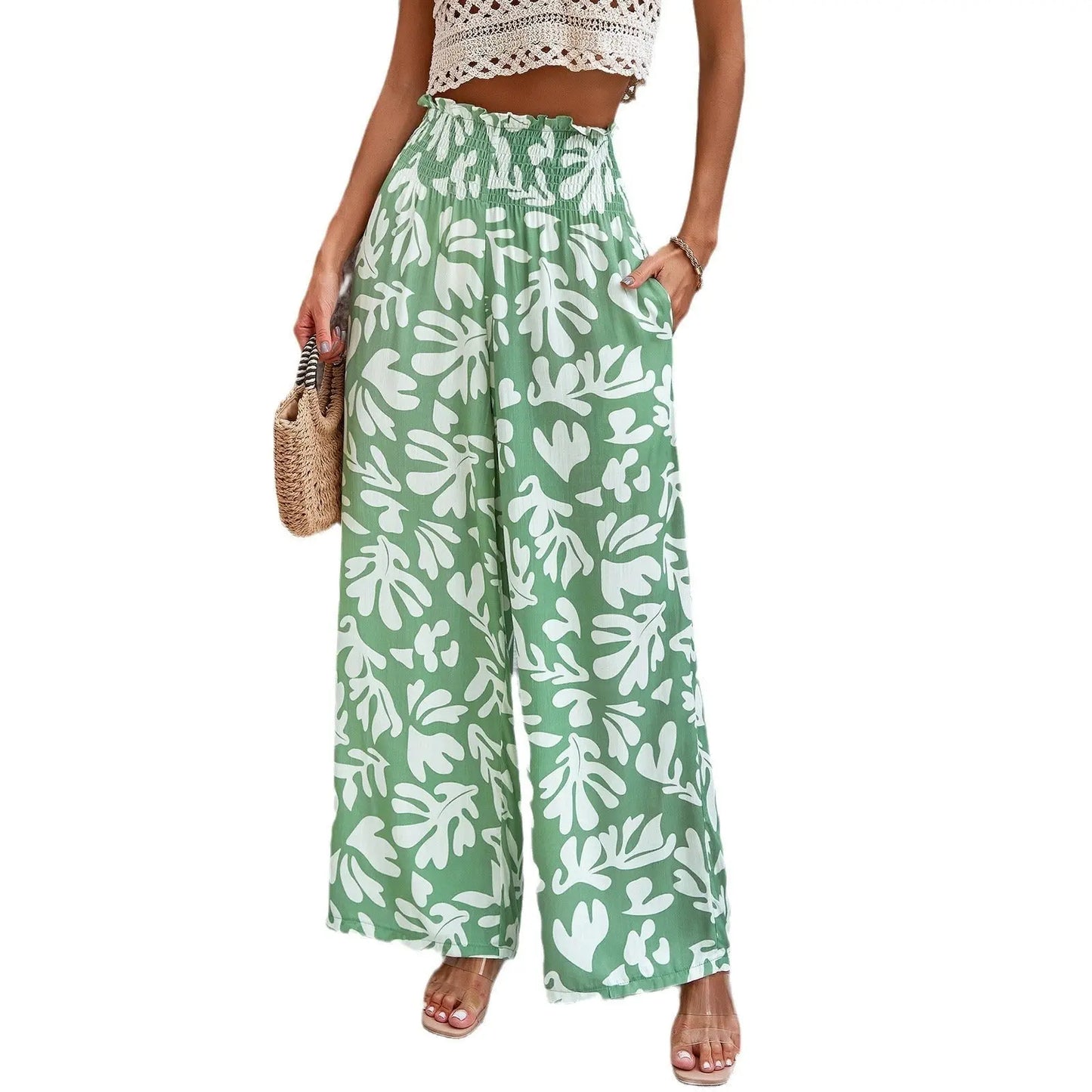Pantalon Ample Imprimé Élégant ORIS WEAR