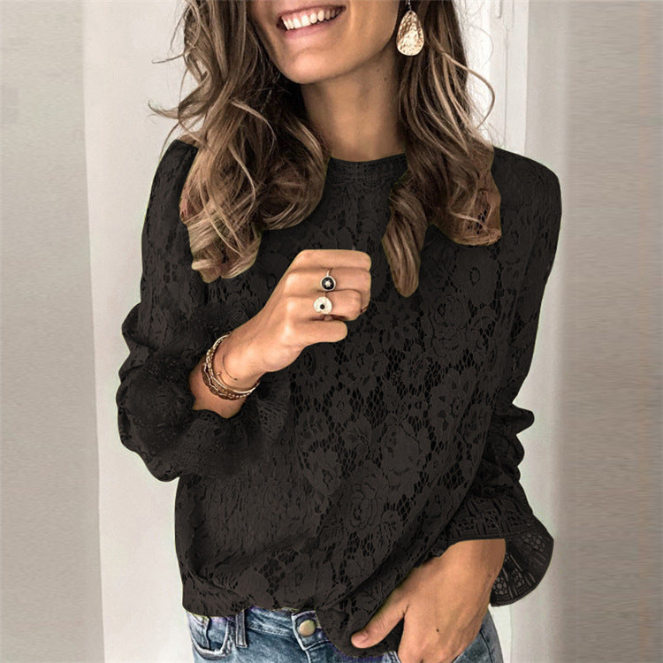 Chemise en dentelle creuse ORIS WEAR