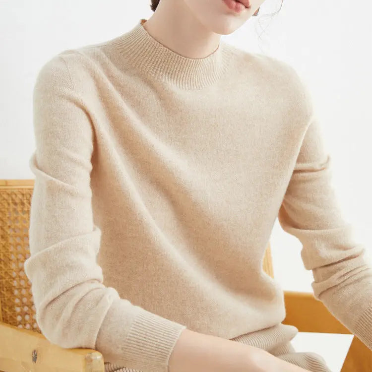 Pull en laine col montant chic et confortable ORIS WEAR