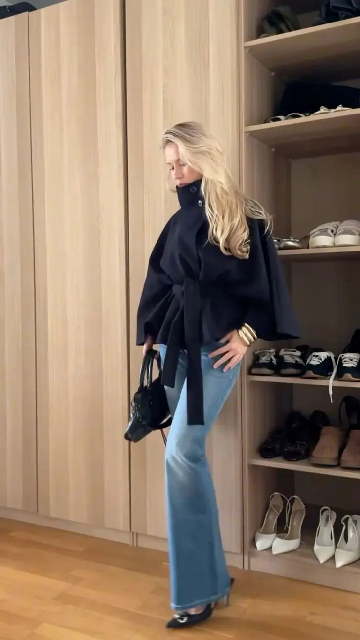 Manteau cape ceinturé ORIS WEAR