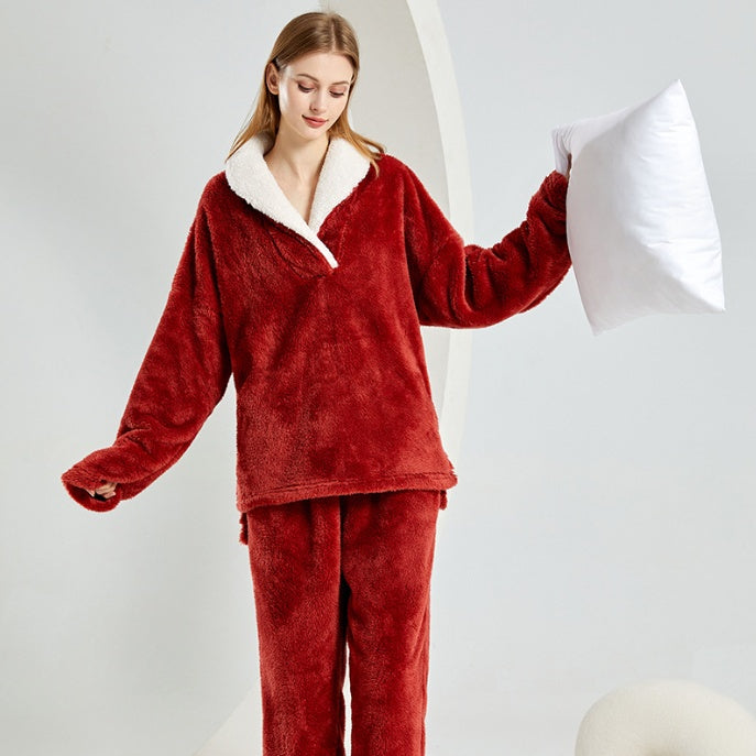 Pyjama en flanelle épaissi – Confort et chaleur pour la maison ORIS WEAR