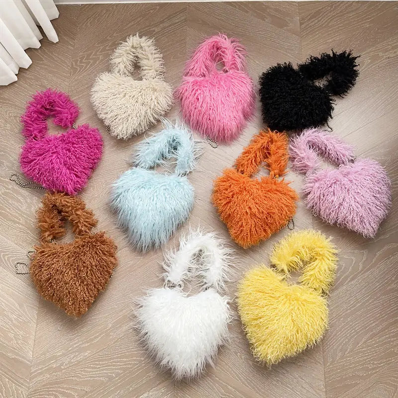 Sac Cœur Peluche Tendre Luxe ORIS WEAR