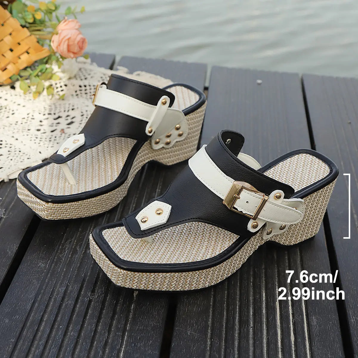 Mules Ruban Déco Plateforme Semelle ORIS WEAR