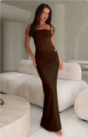 Elora | Robe longue en dentelle ORIS WEAR