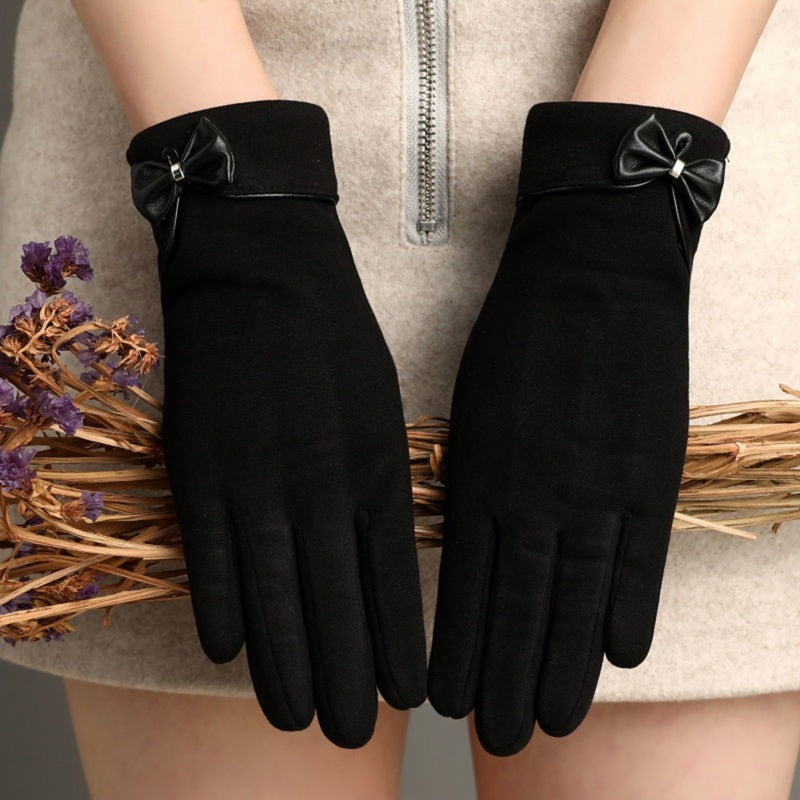 Gants chauds à écran tactile avec nœud papillon ORIS WEAR
