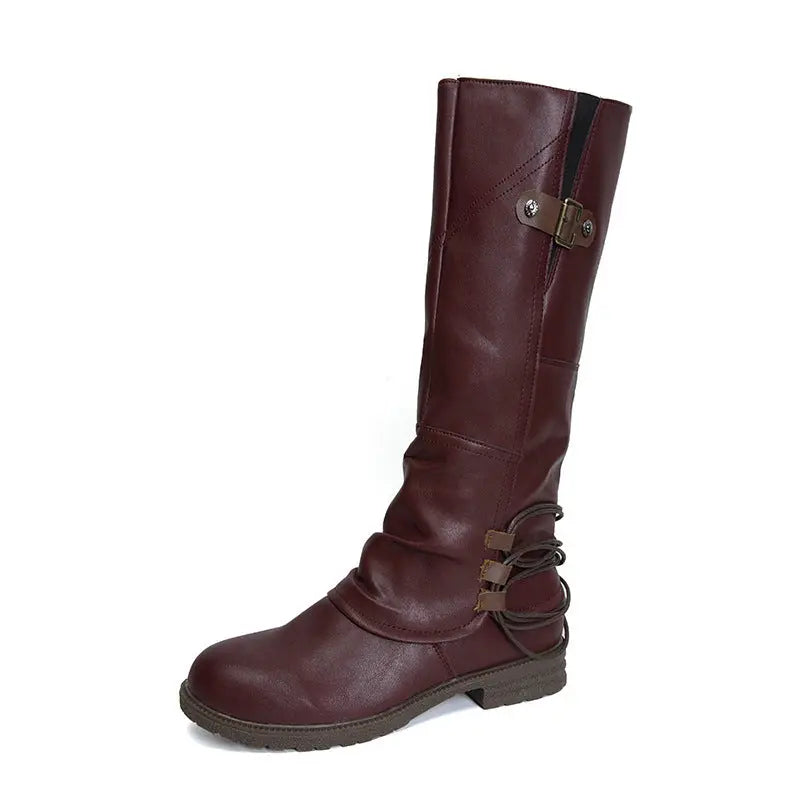 Bottes Hautes à Talon Carré et Bout Rond ORIS WEAR