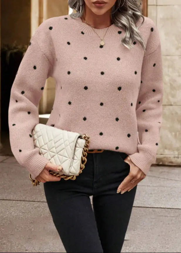 Pull Femme Jacquard à Pois ORIS WEAR