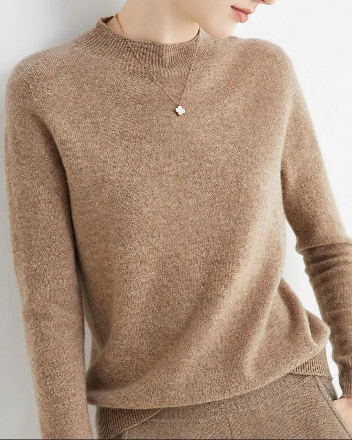 Pull en laine col montant chic et confortable ORIS WEAR