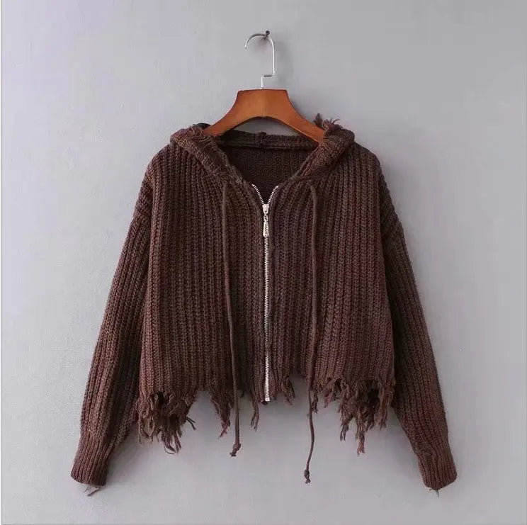 Pull Oversize Épaules Dénudées Maille Fluffy ORIS WEAR