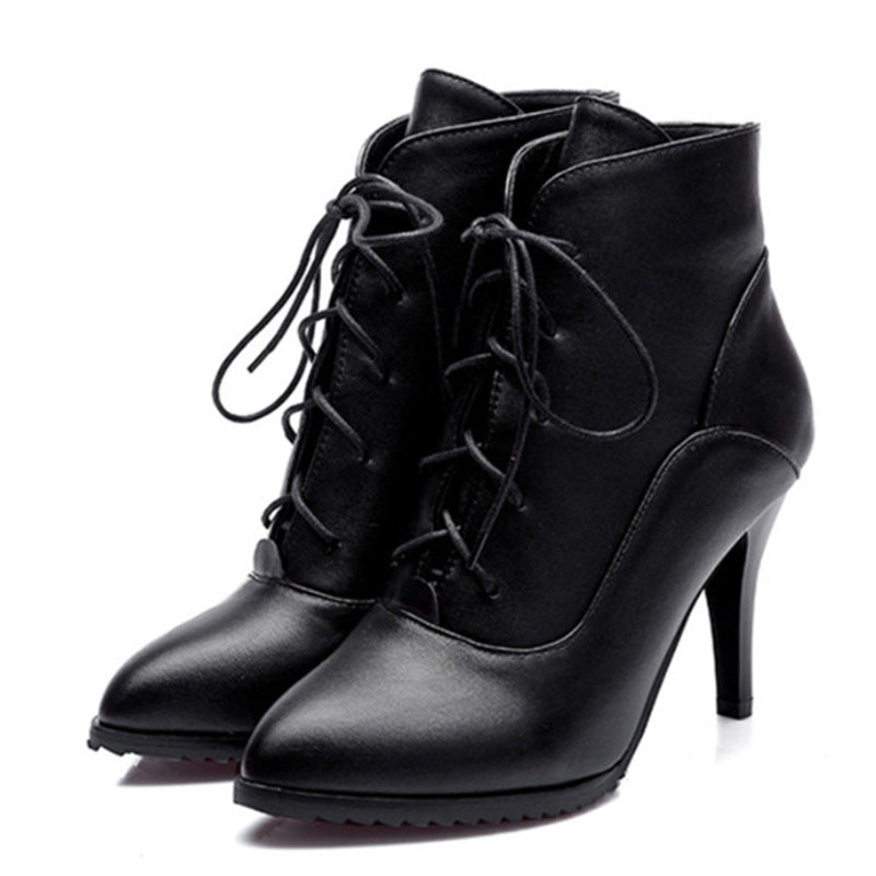 Bottes Femme Lacets Talon Haut ORIS WEAR
