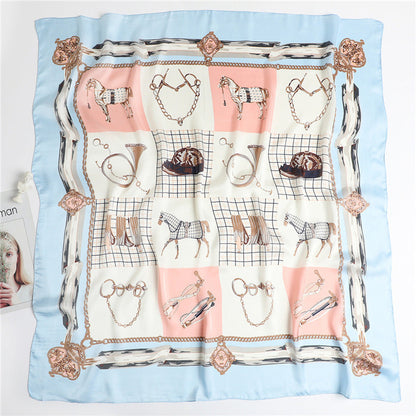 Foulard "Héritage Équestre" en Soie ORIS WEAR