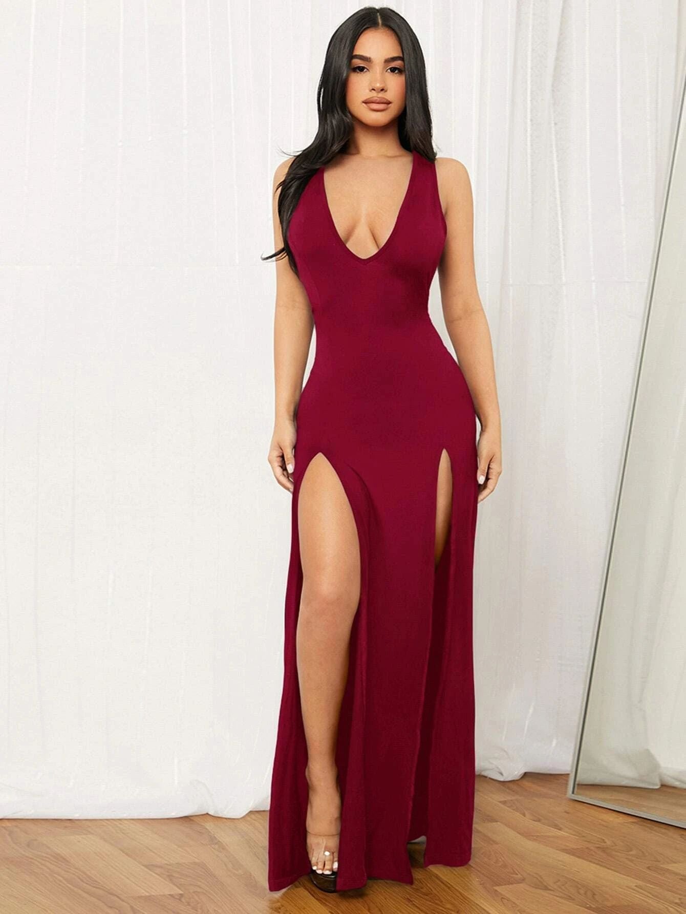 Robe Fendue Élégante Femme ORIS WEAR