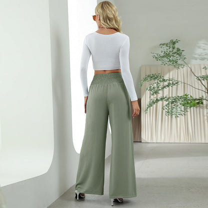 Pantalon droit à jambes larges et élastique ORIS WEAR