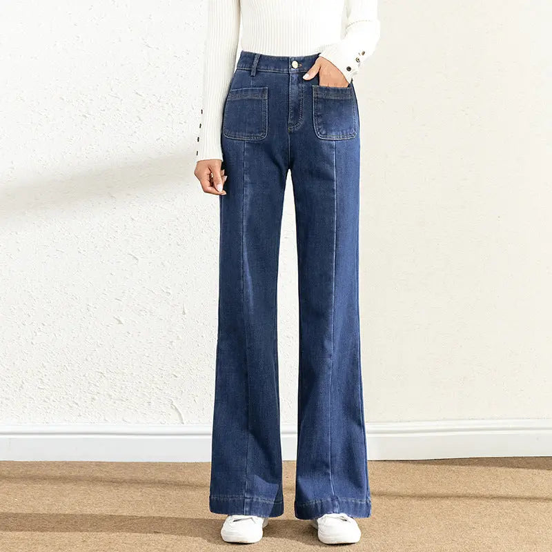 Mélina – Jean évasé taille haute pour une silhouette élancée ORIS WEAR