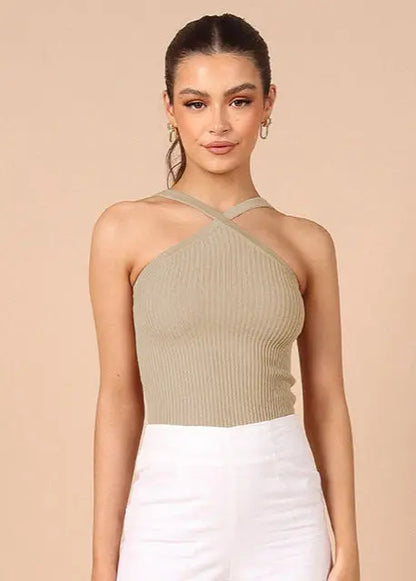 Haut Tricoté Col Croisé Chic ORIS WEAR