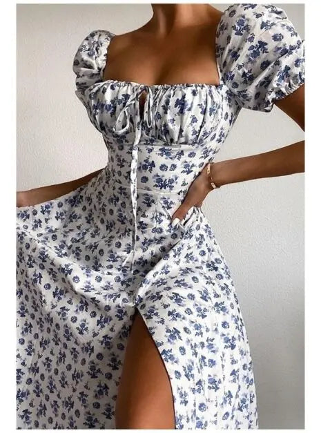 Robe longue été fleurie élégante femme ORIS WEAR