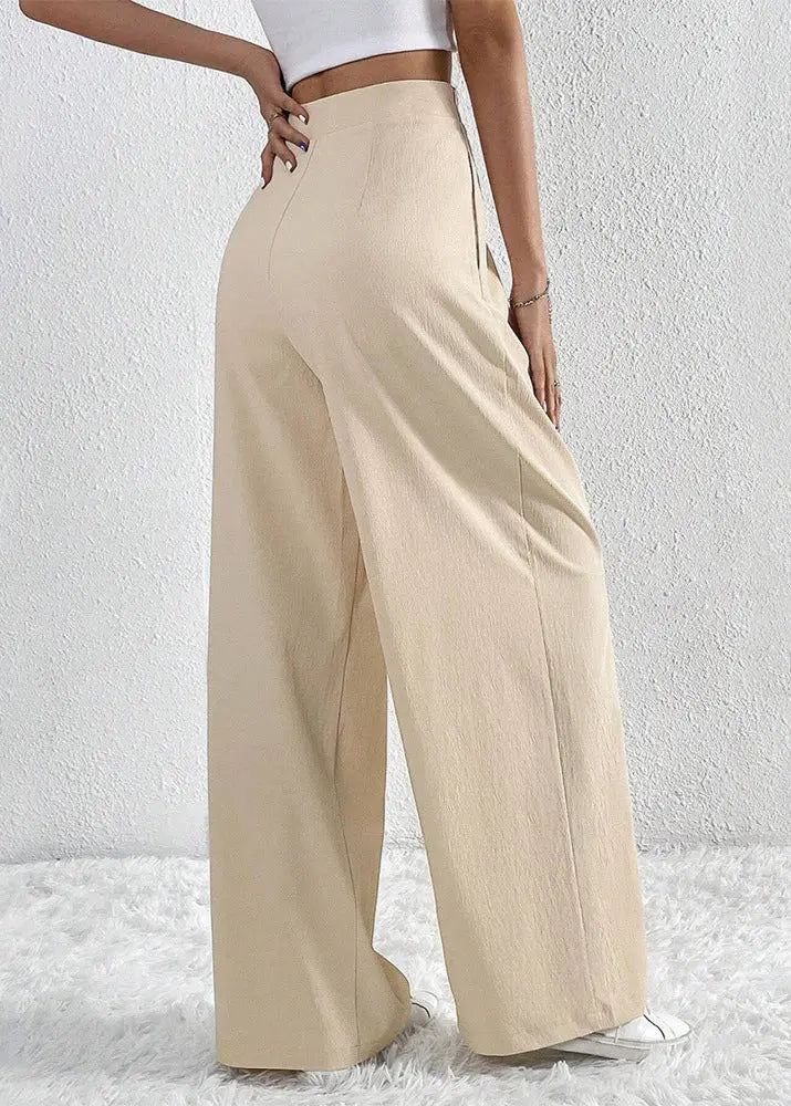 Pantalon large plissé femme été ORIS WEAR