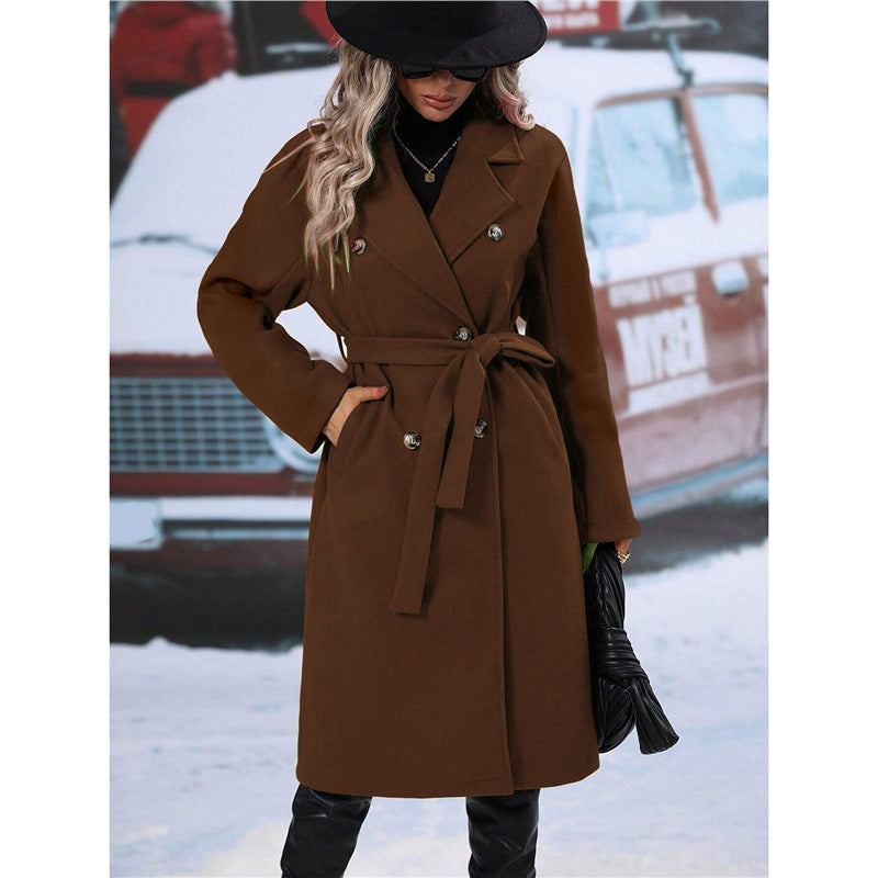 Trench-coat femme long double boutonnage ORIS WEAR