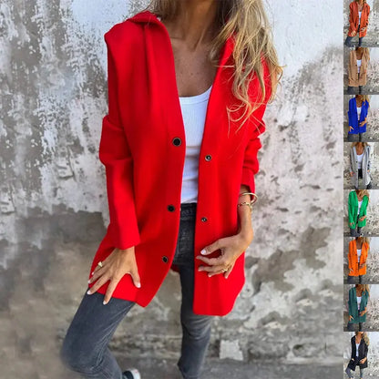 Veste femme fluide rouge — ORIS WEAR