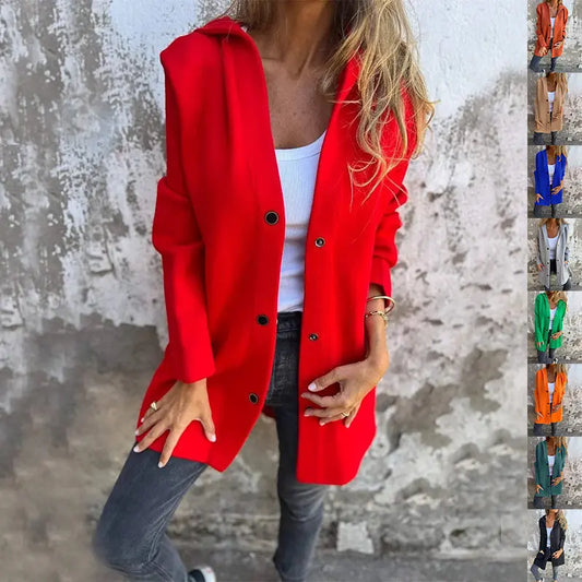 Veste femme fluide rouge — ORIS WEAR