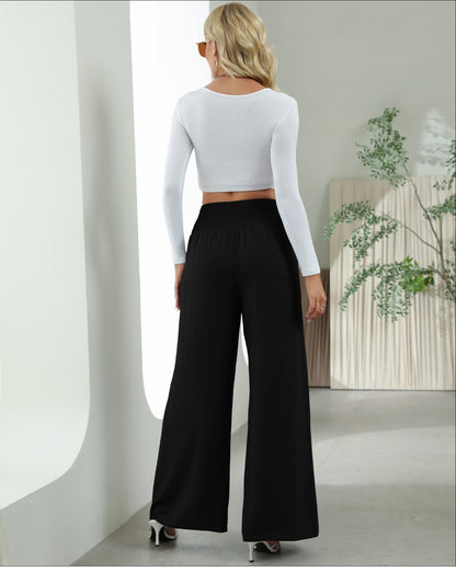 Pantalon droit à jambes larges et élastique ORIS WEAR
