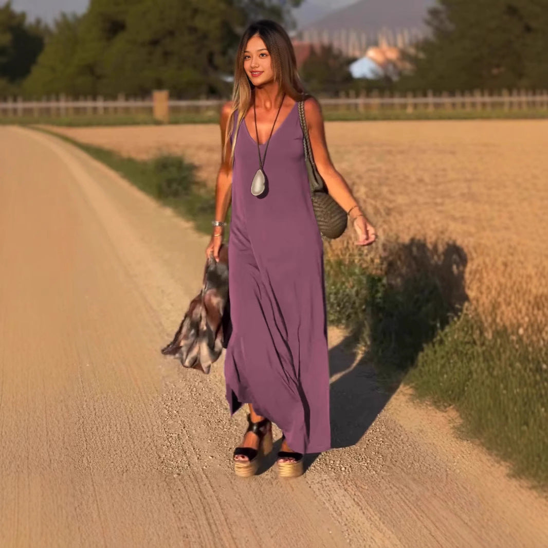 Robe à Bretelles Décolletée – L'Élégance au Quotidien ORIS WEAR