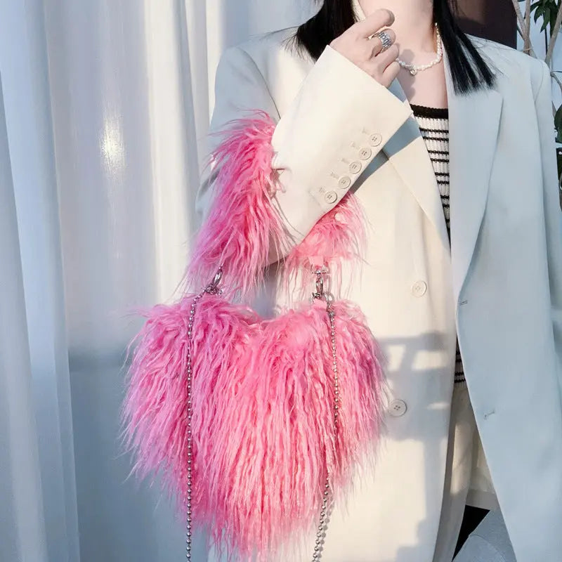 Sac Cœur Peluche Tendre Luxe ORIS WEAR