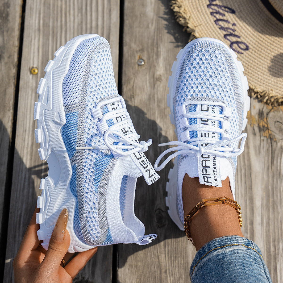 Baskets femme Flyknit respirantes ORIS WEAR
