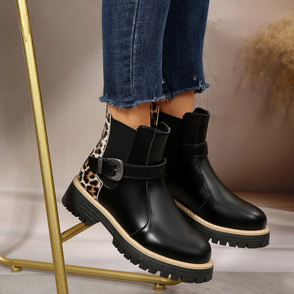 Bottines Chic Léopard Femme ORIS WEAR