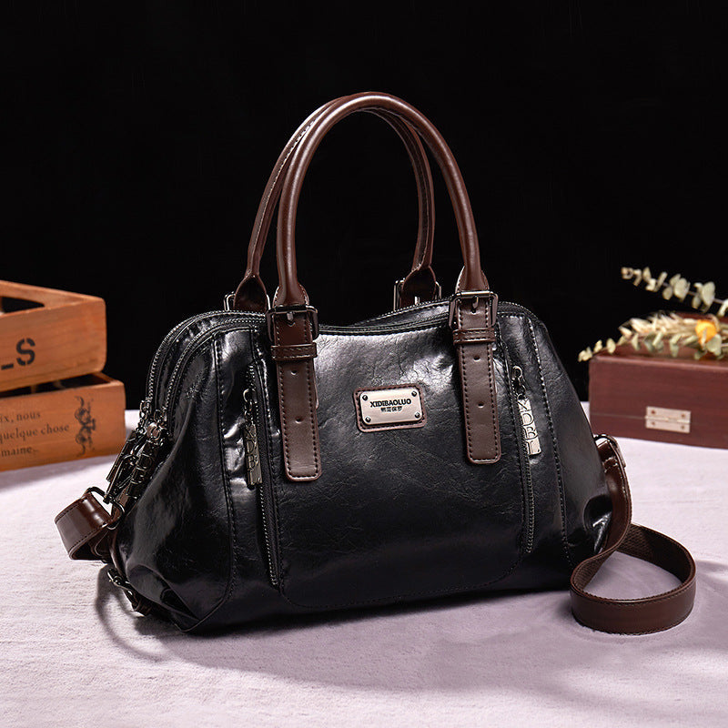 Elegant Leather Handbag ORIS WEAR