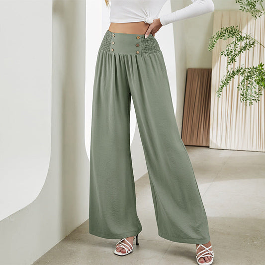 Pantalon droit à jambes larges et élastique ORIS WEAR
