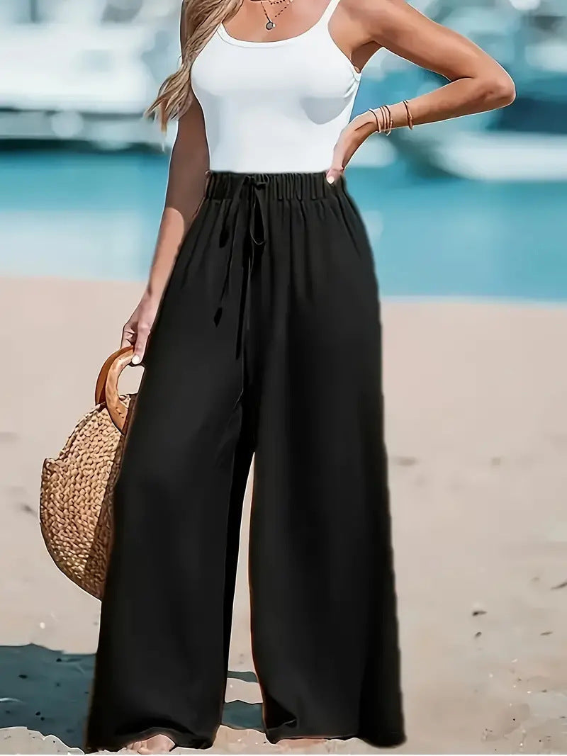 Pantalon Large Décontracté Élégant Femme ORIS WEAR